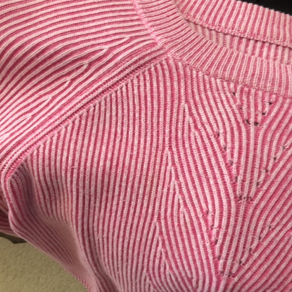 Jack Wills Crew Neck Ribbed Sweater -Pink - Picture 10 of 10